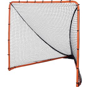 VEVOR Lacrosse Goal, 6' x 6' Lacrosse Net, Folding Portable Backyard Lacrosse Training Equipment, Steel Frame Training Net