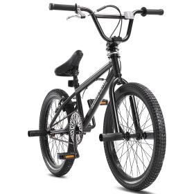 VEVOR 20-Inch BMX Bike Freestyle Bike Men Kids BMX Bicycle Hi-Ten Steel Frame