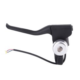 Left Brake Lever Nylon and Metal Left Brake Lever Handle Replacement with Bell for GOTRAX Electric Scooter (Option: as picture)