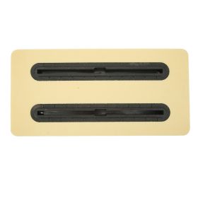 Hydrofoil PVC Foam Box Stable Great Water Pressure Withstanding Hydrofoil Mount Track Rail Box Black (Color: Black)