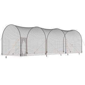 VEVOR Baseball Batting Cage, Softball and Baseball Batting Cage Net and Frame, Practice Portable Cage Net with Carry Bag (Product Configuration: Semi-Circular Fiberglass Frame + Net, Net Installation Length: 40 feet)