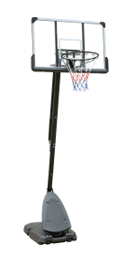 Height Adjustable Basketball Hoop, 7.5 to 10ft Adjustable Basketball Stand with 44 Inch Backboard (Color: as Pic)